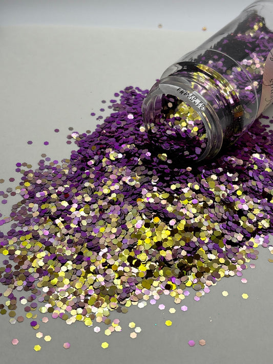 Zen Blends: Plum Patch (chameleon) purple/green chunky
