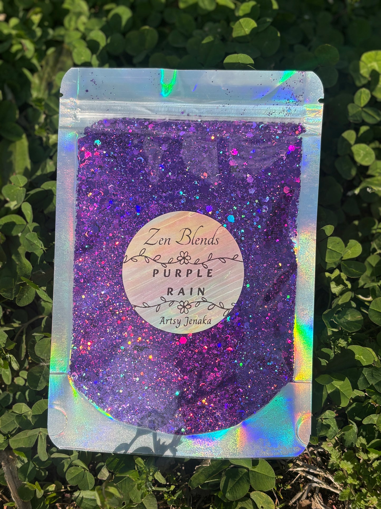 Zen Blends: Purple Rain (holographic) chunky