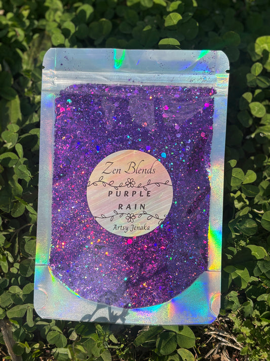 Zen Blends: Purple Rain (holographic) chunky