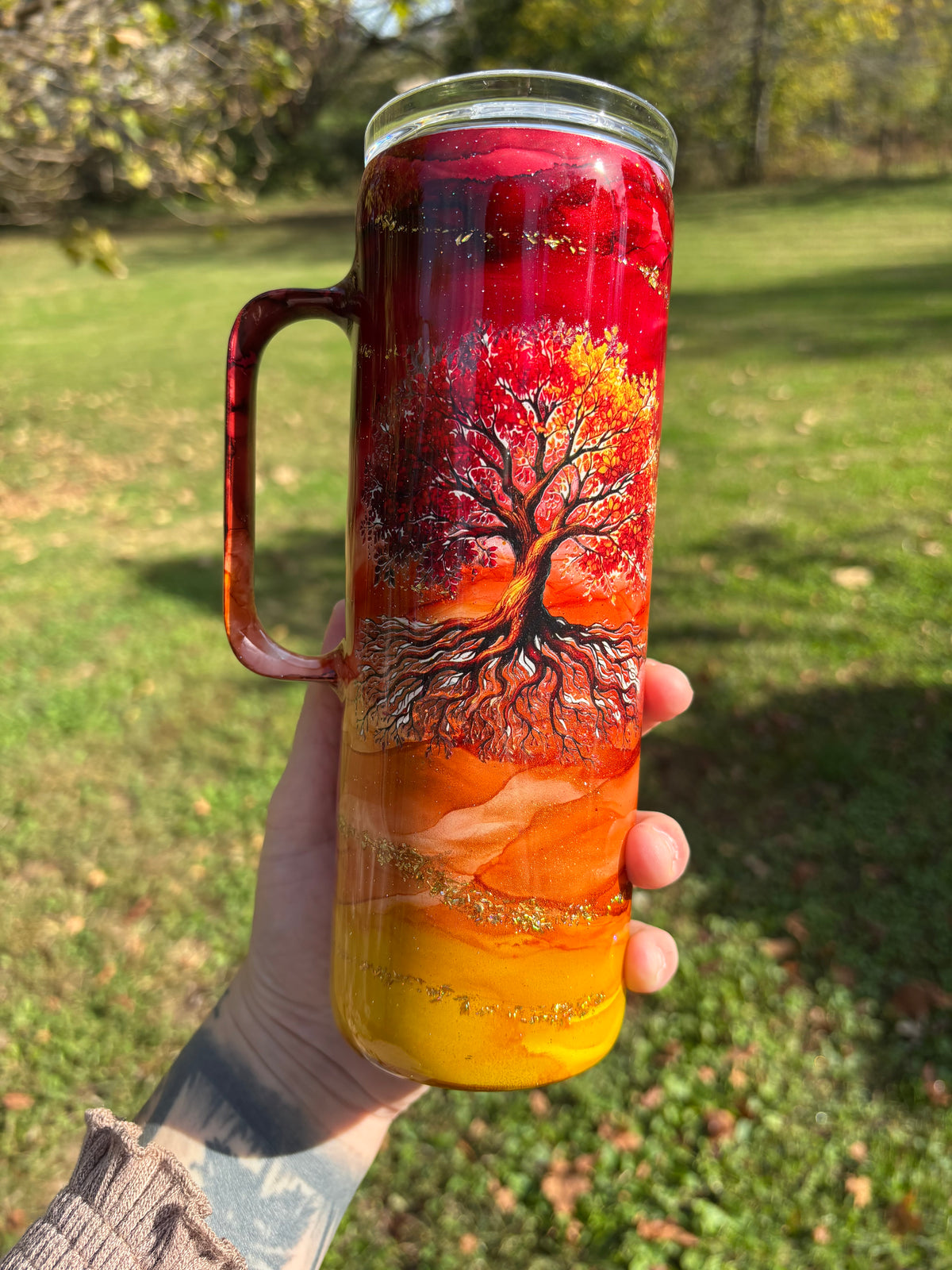 52- Fall tree 20oz